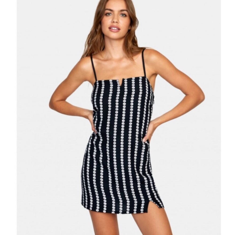 RVCA Womens Paris Dress Dice Print